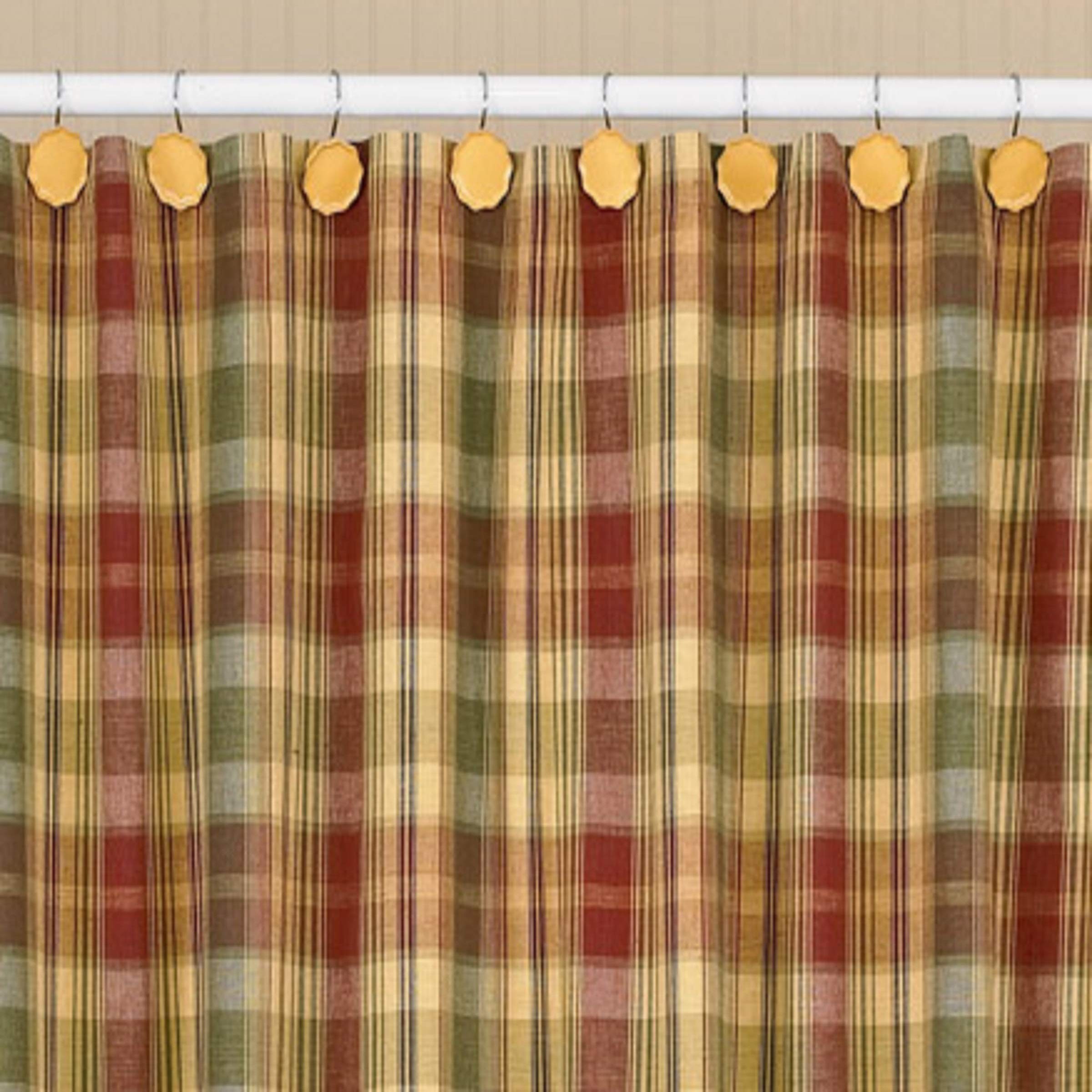 Park Designs Saffron Country Shower Curtain - Thumbnail 2
