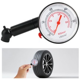 Reifendruckprüfer, Reifendruck Prüfer für Reifen, 0-100 Psi, Geeignet für Auto, Motorrad, Fahrrad, SUVs und Lastwagen, Präzise, Kompakt und Einfach zu Bedienen