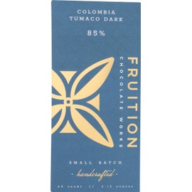 FRUITION CHOCOLATE WORKS Colombia Tumaco 85% Dark Chocolate Bar, 2.12 OZ