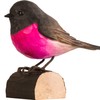 WILDLIFEGARDEN Wildlife Garden WG4813 DecoBird Rose Punter - Hand Carved