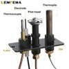 Lemfema 10002265 Propane and Natural Gas 3 Way Pilot Assembly