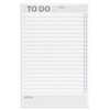 6 Pack To Do List Notepads, Daily Reminder Checklist (8.5