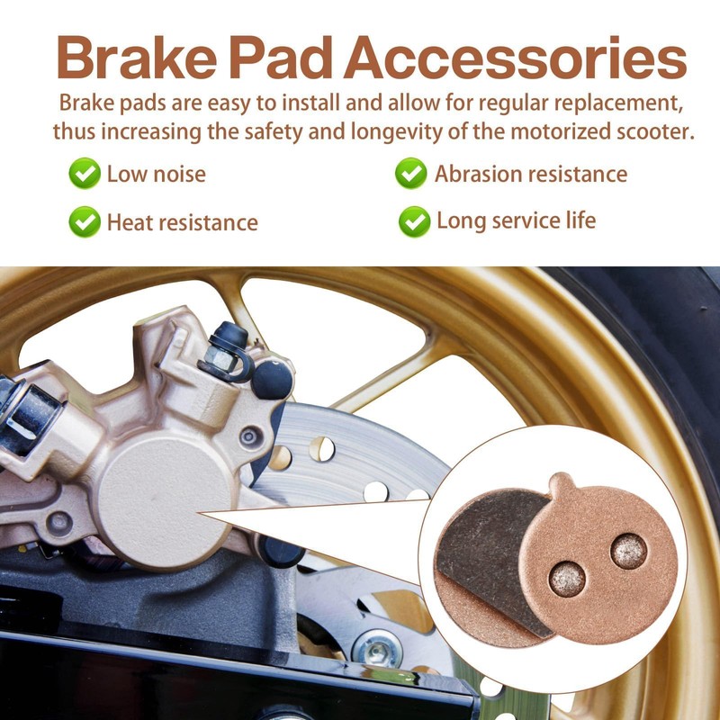 2pcs Scooter Bremsbeläge für Kugoo M4/M4 Pro, Soflow SO4 Pro
