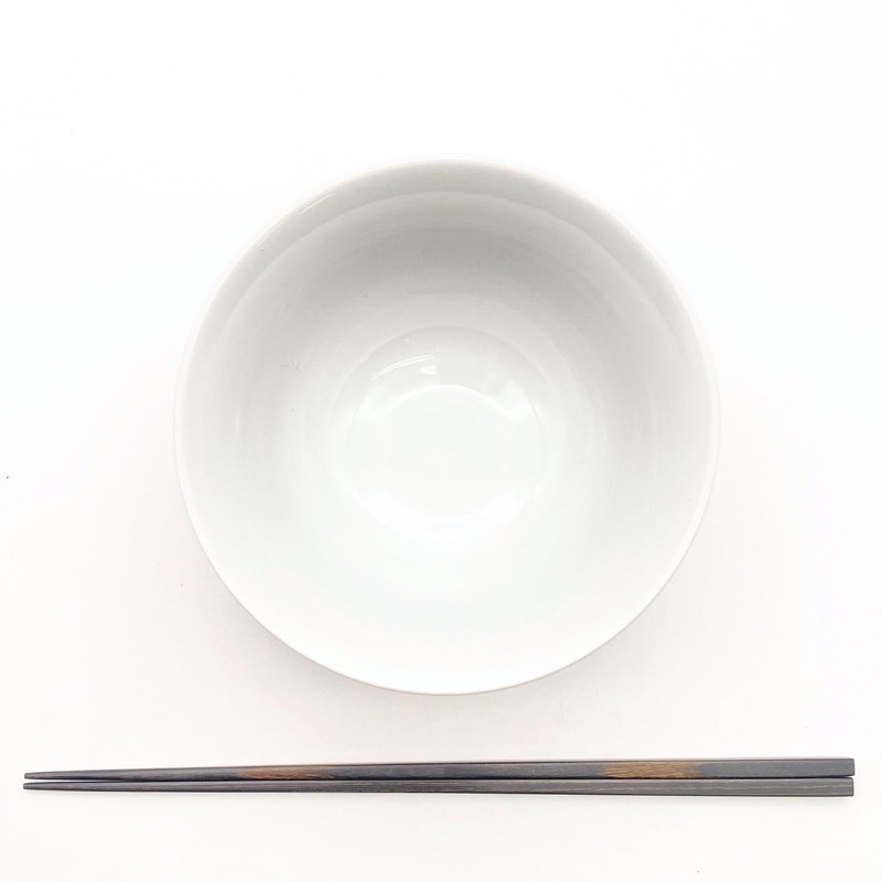 Hasami Ware 480048 Rice Bowl, Rice Bowl, Large, Approx. 5.1