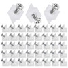150 Pcs Wedge Bracket, Furniture Cabinet Bottom Repair Fixed, Drawer