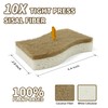 12 Pack Biodegradable Eco Sponges Washing Up,Natural Cellulose and Coconut