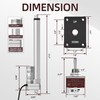12V Linear Actuator, 12 Inch Stroke Heavy Duty Electric Actuator