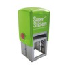 SuperStickers Stamper Solutions Next Step Pre-Inked Stamper, Green, 28mm