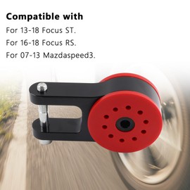 RRKEETTXY Rear Motor Mount Compatible with Ford Focus ST RS & Mazda Speed 3 Billet Aluminum Engine Mount with 85A Polyurethane Bushings