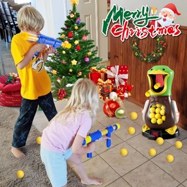 ROHSCE Kids Shooting Game | Dinosaur Movin2 Blasters + 24 Foam Balls | Fun Gift for Boys 4–6 & Up and Girls 3–7