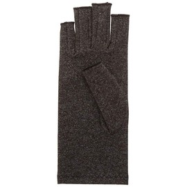 Rolyan Compression Glove,Fingerless Compression Glove for Arthritis for Men & Women,Arthritis Compression Gloves for Carpal Tunnel,Compression Glove for Swelling,Black Glove,Right Hand,Small - 69096