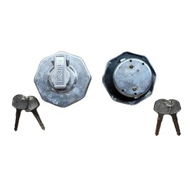 Fuel Tank Cap with Key 8-98146010-0 Compatible with Isuzu Elf NPR ELF NPR NQR NQR75 4HK1 Replacement Accessory 1PC