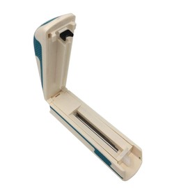 DAVID ROSS STAPLE STYLE RUBBER TUBE FILLING MACHINE VINTAGE (Blue)