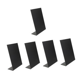 Operitacx 5 Stück Dekorationen Geburtstagstafel-Display Anzeigetafel Hochzeit Willkommenszeichen Memoboard-Schild rustikal write board Geburtstagsfeier Acrylschild leer Tafel für den Desktop