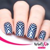 Whats Up Nails - X-Pattern Vinyl Stencils for Nail Art
