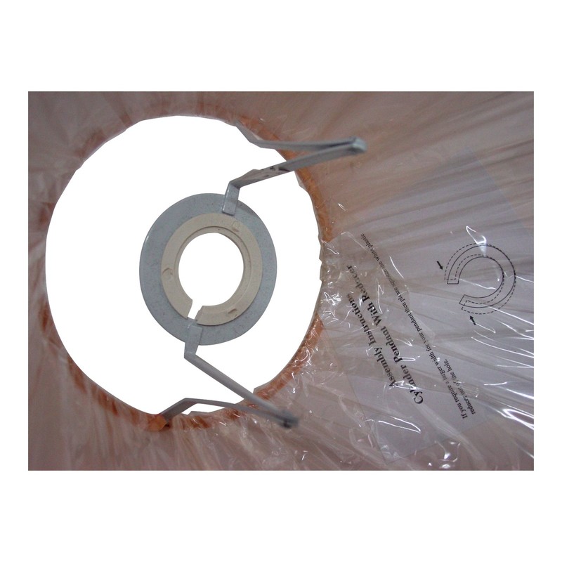 14" LIGHT BLUE COOLIE LAMPSHADE