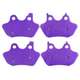 SCITOO FA400 Brake Pads Fit For Dyna 2000-2007 for Fatboy 2000-2007, 2 Set Front and Rear Replacement Brake Pads