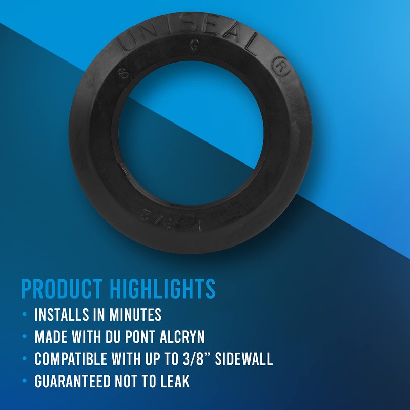 1 1/2" UNISEAL Flexible Tank Adapter Made in the USA