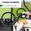 VOONKE Golf Cart Accessories Steering Wheel and Golf Adapter for
