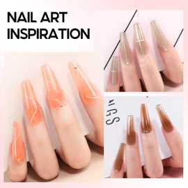 COSCELIA Poly Nail Gel Set with UV/LED Lamp, 10 Colours Poly Nail Extension Gel Poly Nail Extension Gel Set with Base Coat Top Coat and Slip Solution Builder Nail Gel Starter Set DIY Set