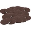 softtouch 3" Round Heavy Duty Self Stick Felt Furniture Pads,