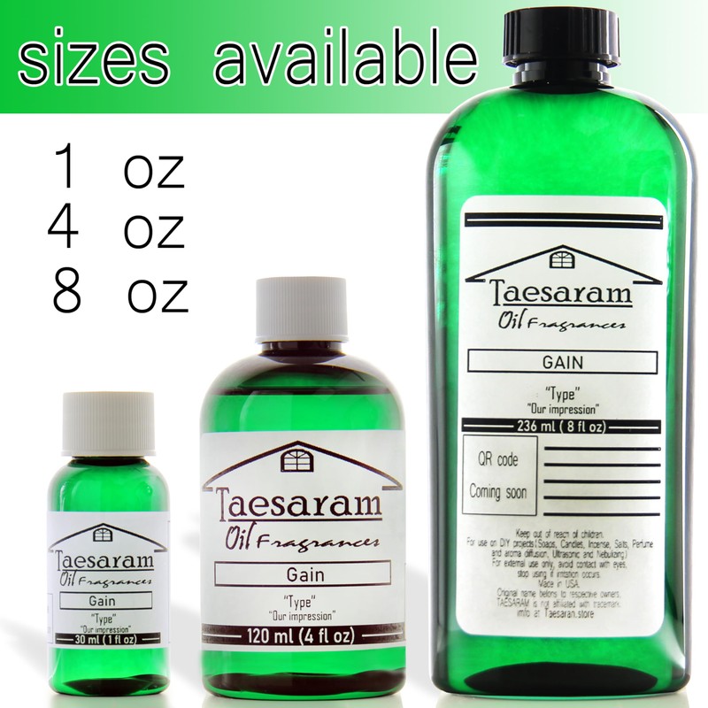 Gain Oil Essential Fragrance Type Clean Aroma Our Impression Uncut