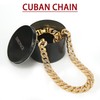 IDRUPACE Miami Mens Cuban Link Chain Silver Gold Plated Bling