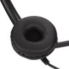 Telephone Headset Speaker Volume Adjustment Microphone Mute Monaural RJ9 Business