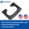 RARAYC Center Console Cup Holder Replacement Cup Pad Black Compatible