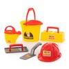Polesie Polesie50205 Bucketset Worker Construct-Summer Toys-7-Pieces, Multi Colour