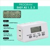 Clear Power Indoor Timer (Dual Pack) 1 Polarized Outlet EZ