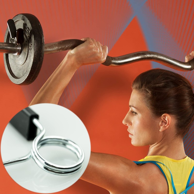 LAMXD Spring Collar Clips, Dumbbell Lock Clips, Weight Clips for