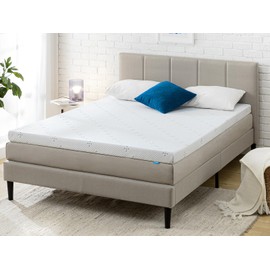 Sleepy's 3 inch Gel Memory Foam Mattress Topper | Breathable & Cooling | CertiPUR-US Certified | Pressure Relieving Comfort & Support | Twin: 3" H x 39" W x 75" D