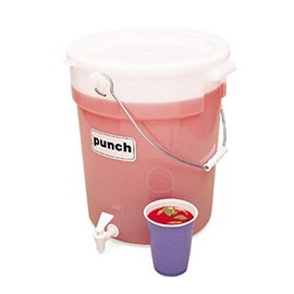 Cambro DSPR6148 SIX-GALLON (22,7 L) BEVERAGE DISPENSER, White, 22 Quart Case of 1