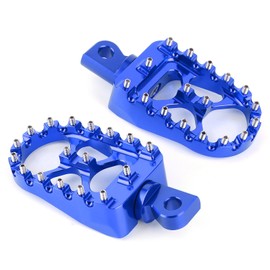 Universal Motorcycle Footrest Foot Pedal 10mm Install Dia CNC Aluminium Alloy Fit for DynaBlue