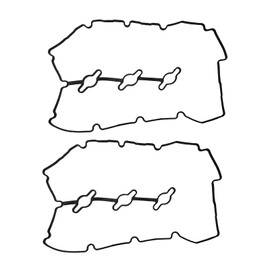 Yonder Flux Valve Cover Gasket VS50750R Compatible with 2006-2011 Hyundai Azera, Entourage, Santa, Sonata, Veracruz & 2006-2009 Kia Amanti, Sedona, Sorento 3.3L 3.8L