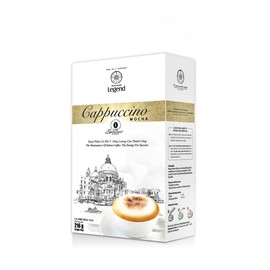 1 Pack - Instant Coffee Cappuccino Mocha Flavor - Cappuccino Hoa Tan Huong Vi Mocha - 12 Bags per Box - Product of Vietnam