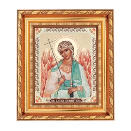 NKlaus Guardian Angel Icon in Frame with Glass 14 x 16 cm Christian Orthodox 13912