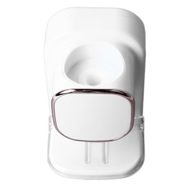 Electric Toothpaste Dispenser Universal Compatible USB Powered Electric Toothpaste Squeezer with Sensor Easy Installation for Adult Bathroom (White)