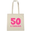 Lolmugs 50 & Fabulous Tote Bag for Women