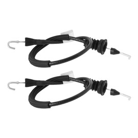 VGOL 2Pcs Car Door Front Lock Bowden Cable Replacement Part 1J4837085F 1J4837085D 1J4837085E 1J4837085G Compatible with VW Golf Mk4 Compatible with Bora (1997-2006)