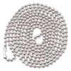 ADVANTUS 36-Inch Nickel-Plated, Beaded ID Badge Holder Chain, 100 Chains