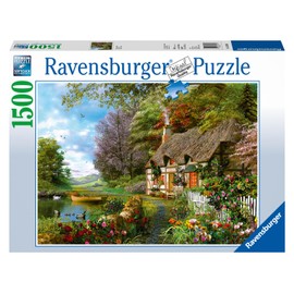 Ravensburger 1500-Piece Country Cottage Jigsaw Puzzle | Premium Quality | Anti-Glare Surface | Precision Fit | Great Gift for Puzzle Enthusiasts