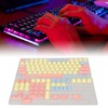 Mechanical Keyboard Keycaps 124 Keys PBT Dye Sublimation Vivid Colors