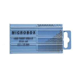 Expo 20pc HSS Drill Set 0.3-1.6mm Microbox # 1152