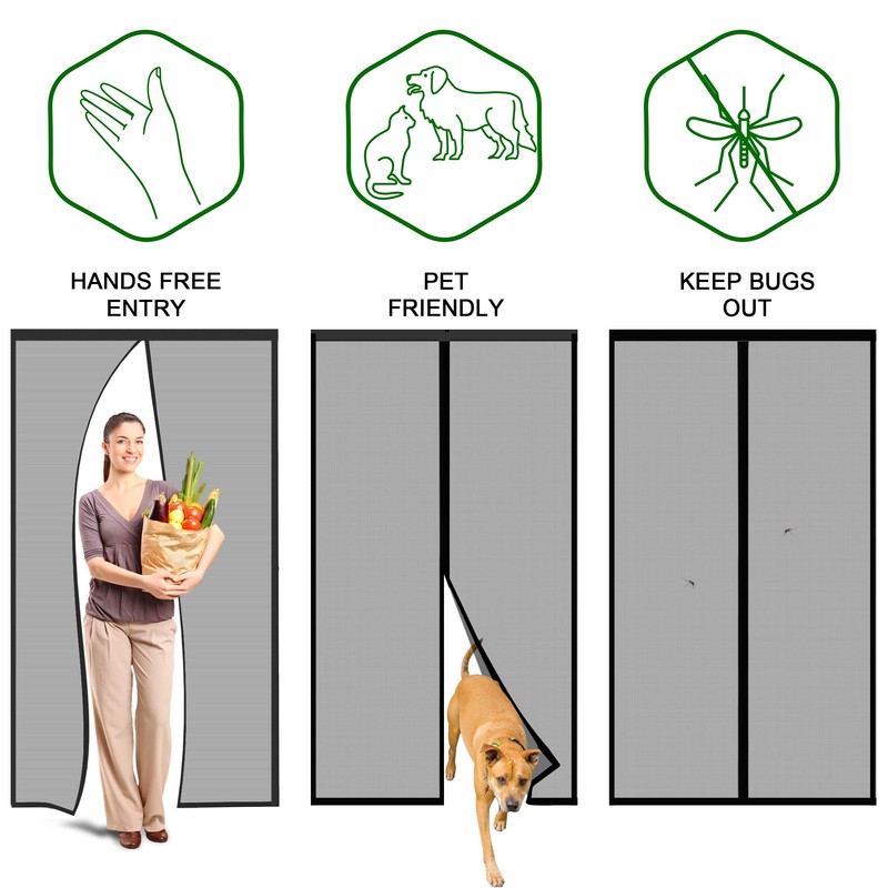 Magnetic Fly Screen Door