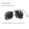 Aswalling 1Pair FDC10H12S9-C 2060 Super 2070 GTX1660 Ti Cooling Fan