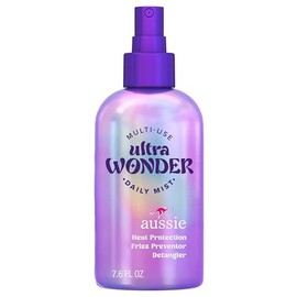 Aussie Ultra Wonder Daily Mist - Desenredante ligero multiuso, sin silicona, para todo tipo de cabello y rizos, 7.6 onzas, 224ml