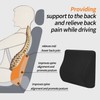 TISHIJIE Memory Foam Lumbar Support Pillow for Car - Lower