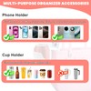 HMGES Soccer Phone and Cup Holder for Bogg Bag,With 1